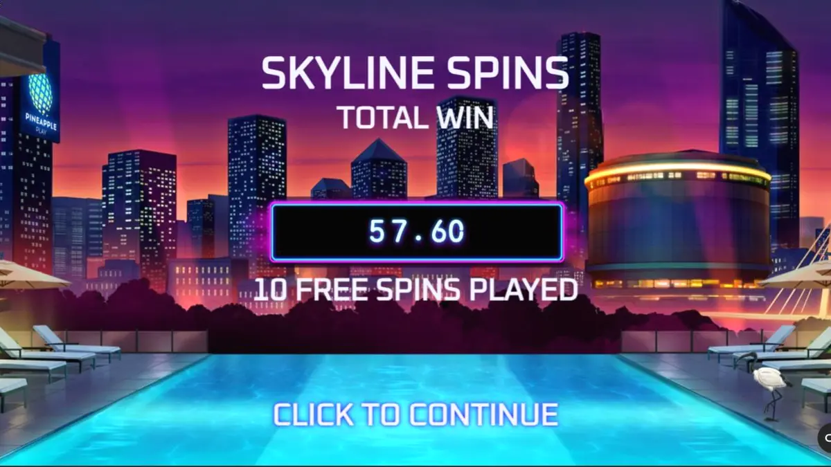 Tampilan visual neon dan mewah dari slot Midnight Mirage